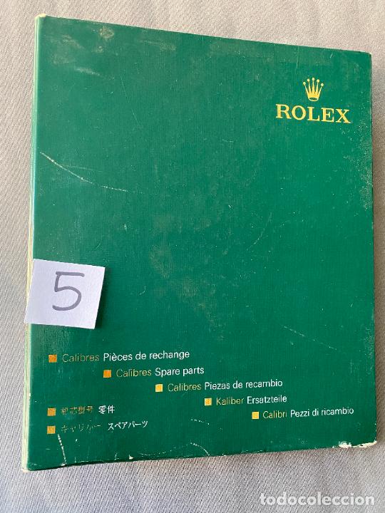 Relojes - Rolex: ROLEX CARPETA R1 PIEZAS DE RECAMBIO CALIBRES , ORIGINAL , SOLO SEPARADORES , VACÍA - Foto 2 - 293622013