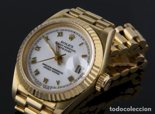Relojes - Rolex: Rolex Oyster Perpetual Date Just Oro Dama - Foto 1 - 294018218