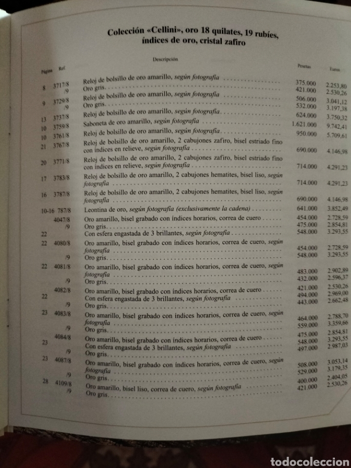Relojes - Rolex: CATALOGO ROLEX CELLINI 1999 - Foto 16