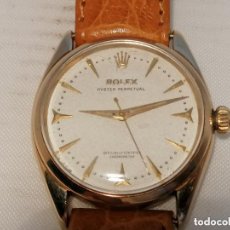 Relojes - Rolex: RELOJ DE PULSERA ROLEX OYSTER PERPETUAL, ORO 14 K, FUNCIONA, DIAMETRO 34 MM