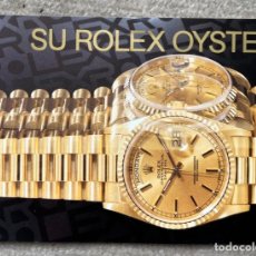 Orologi - Rolex: ANTIGUO CATÁLOGO RELOJ ROLEX OYSTER - AÑO 1990. Lote 348147978