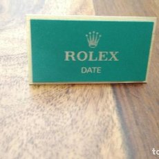 Relojes - Rolex: CARTELITO EXPOSITOR ROLEX DATE