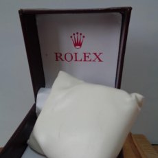 Relojes - Rolex: ¡ ¡ CAJA DE RELOJ.- ROLEX. PIEL, ( GRANATE.) ORIGINAL. ! ! C-8.