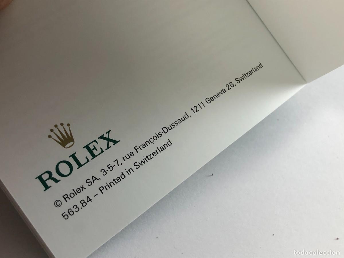 Relojes - Rolex: ROLEX 563.84 Folleto - Foto 3