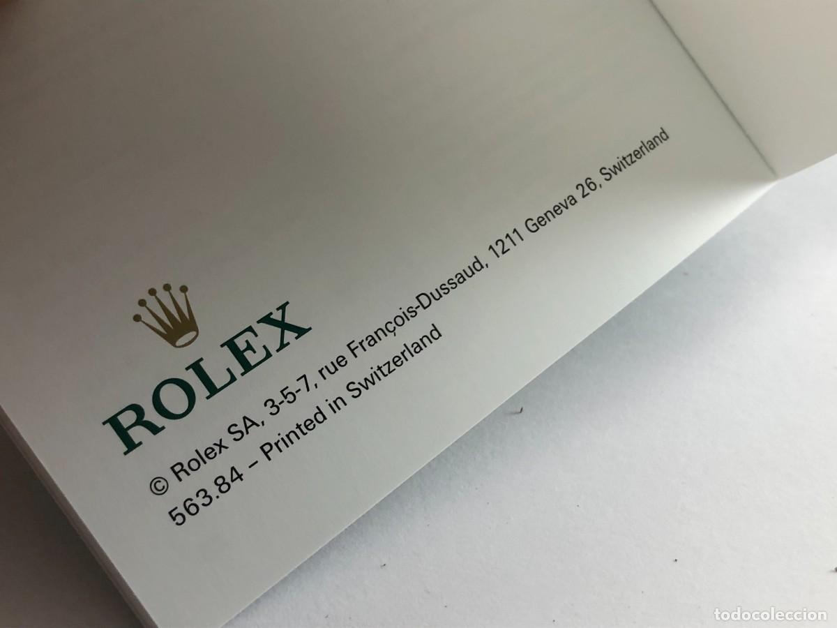 Relojes - Rolex: ROLEX 563.84 Folleto - Foto 6