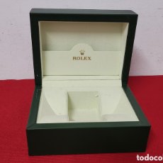 Relojes - Rolex: ESTUCHE DEL RELOJ ROLEX .MIDE 15.2 CM X 11.5 CM X 8 CM. Lote 401510389