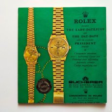 Relojes - Rolex: GUIA DE GINEBRA (SUIZA) CON PUBLICIDAD DE RELOJES: ROLEX, ZENITH, JAEGER, MIDO, LONGINES... AÑO 1970. Lote 401727034