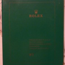 Relojes - Rolex: CATALOGO DE REPUESTOS ROLEX
