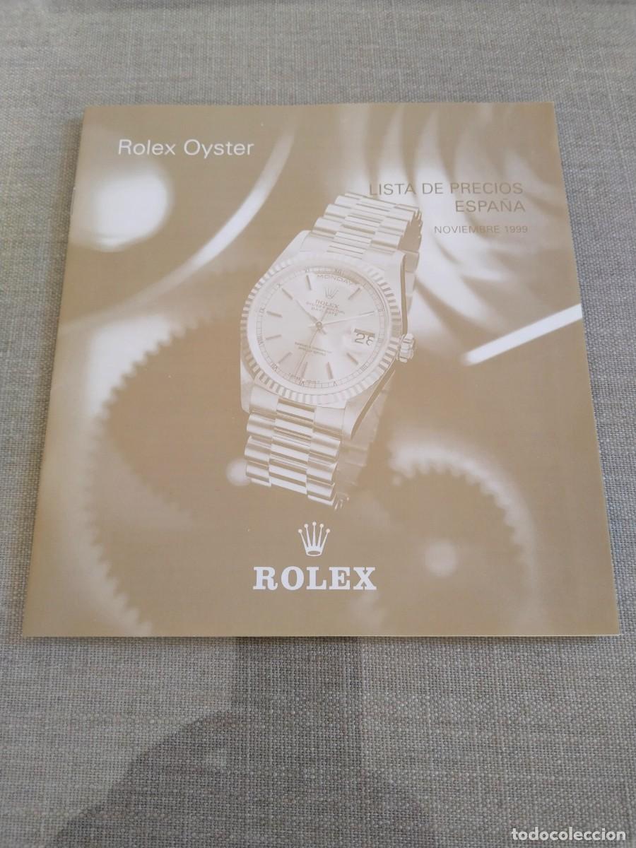 Relojes - Rolex: Lista de precio relojes rolex 1999 - Foto 1
