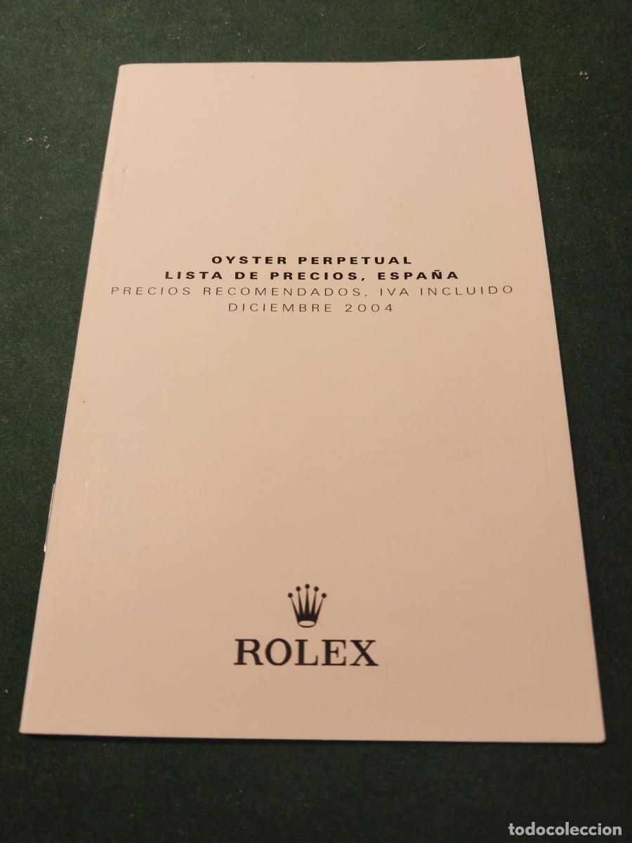 Relojes - Rolex: Catalogo de precios Rolex a&ntilde;o 2004 - Foto 1