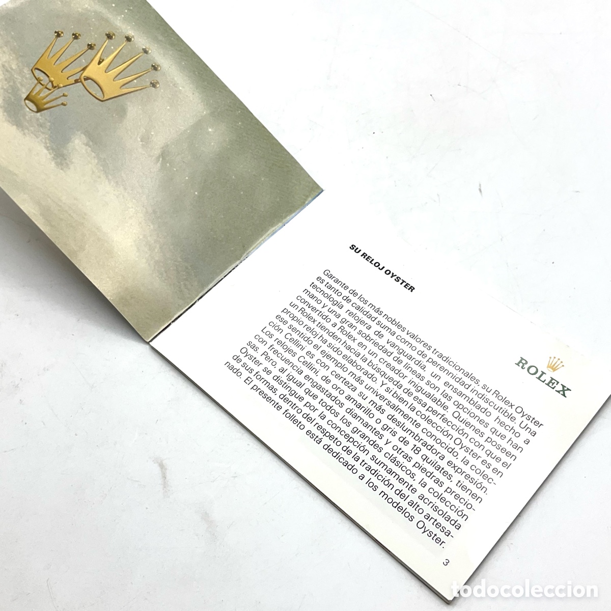 Relojes - Rolex: ROLEX OYSTER - documento de reloj &ldquo;&rdquo; - Foto 3
