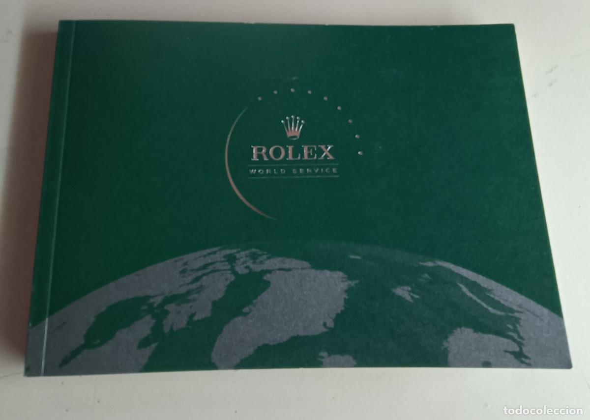 Relojes - Rolex: ROLEX - ROLEX WORLD SERVICE BOOKLET - Foto 1