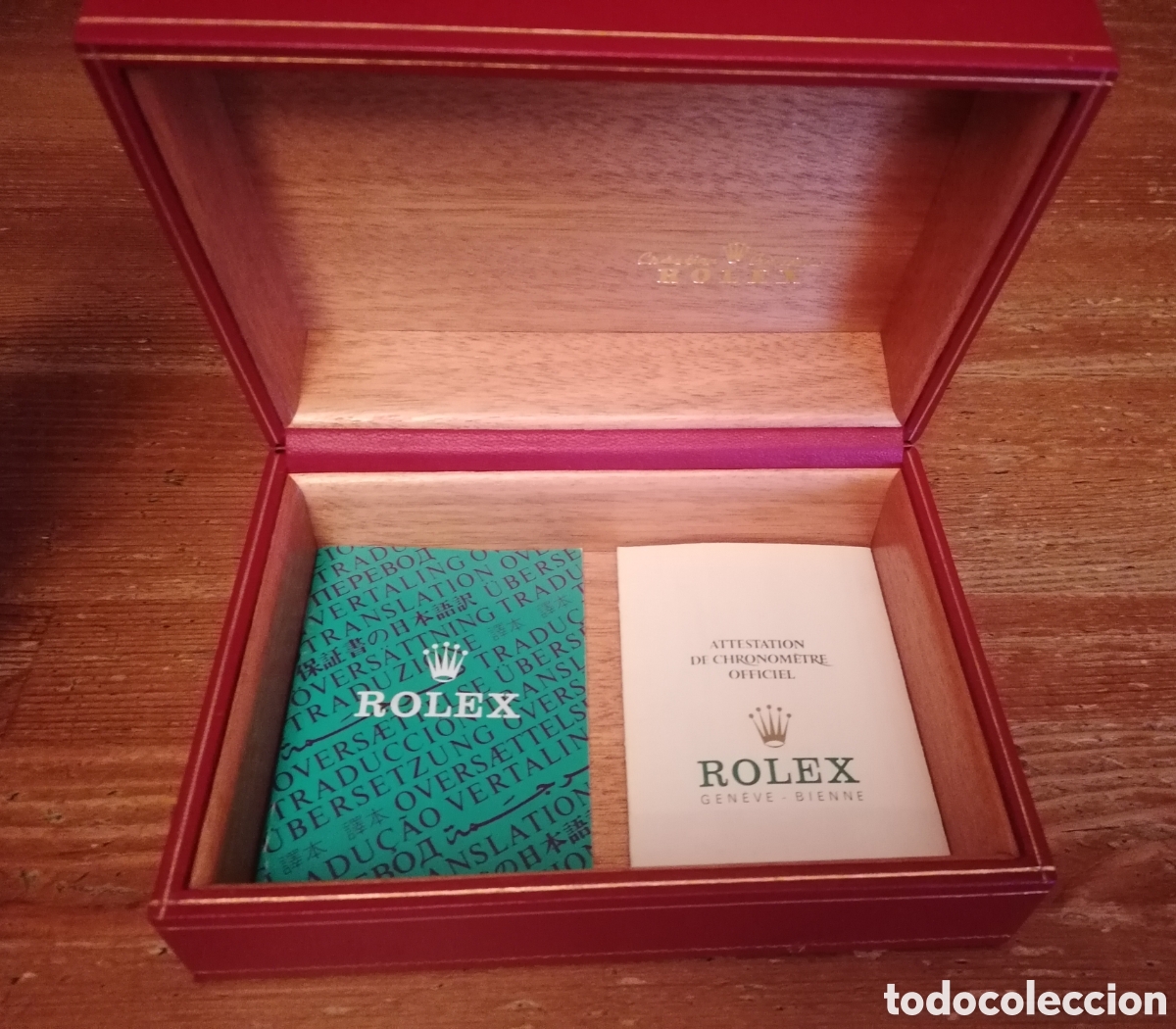 Relojes - Rolex: Antigua caja ROLEX + documentaci&oacute;n - Foto 7