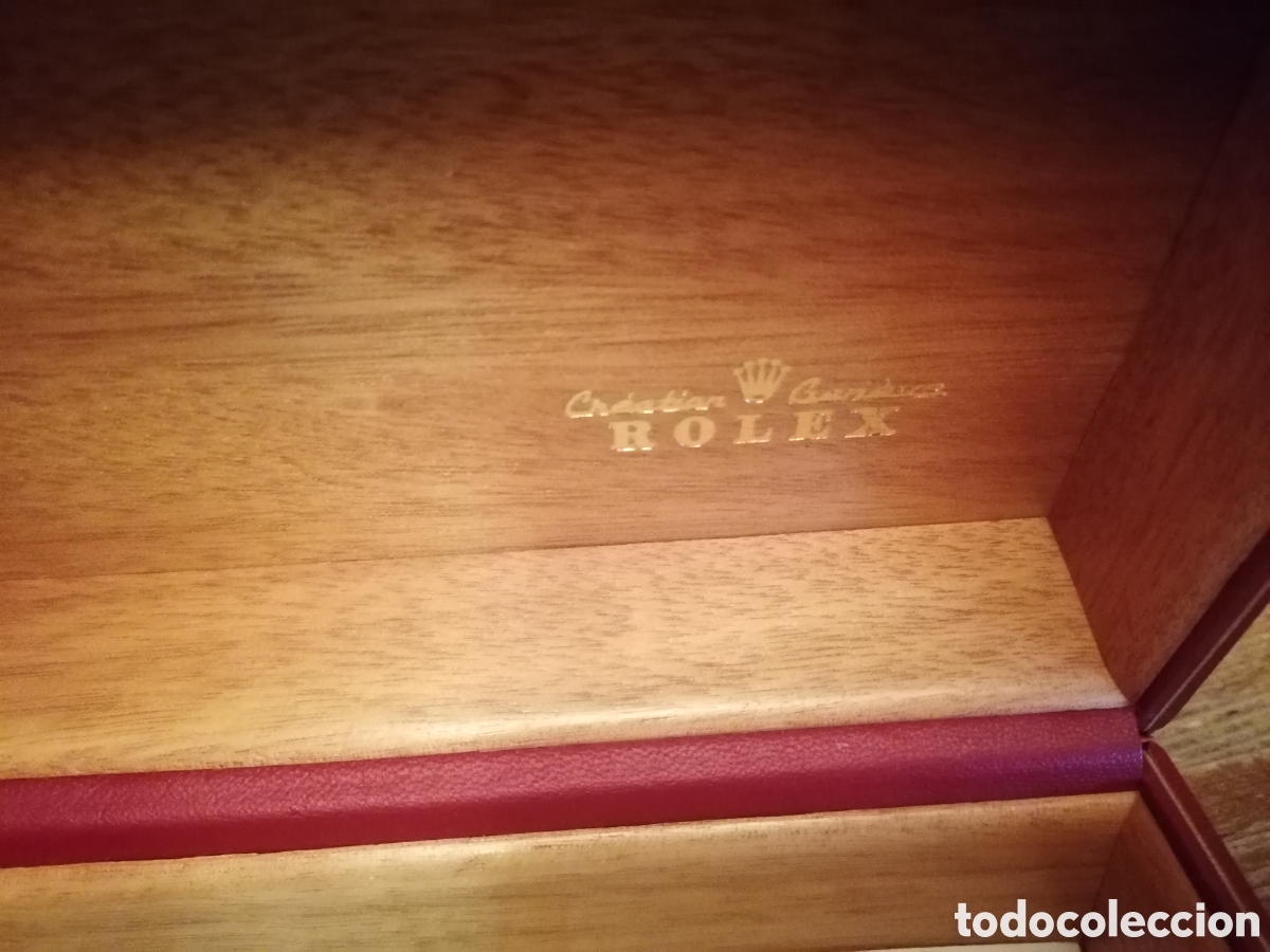 Relojes - Rolex: Antigua caja ROLEX + documentaci&oacute;n - Foto 8