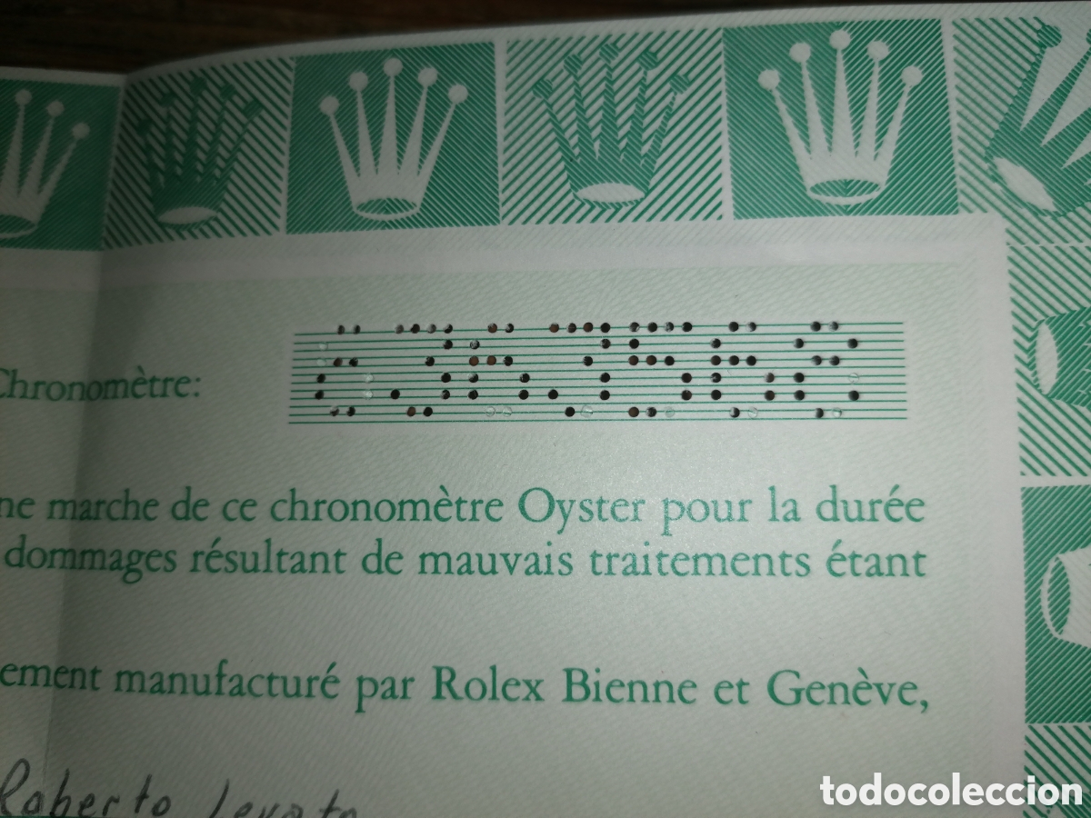 Relojes - Rolex: Antigua caja ROLEX + documentaci&oacute;n - Foto 11