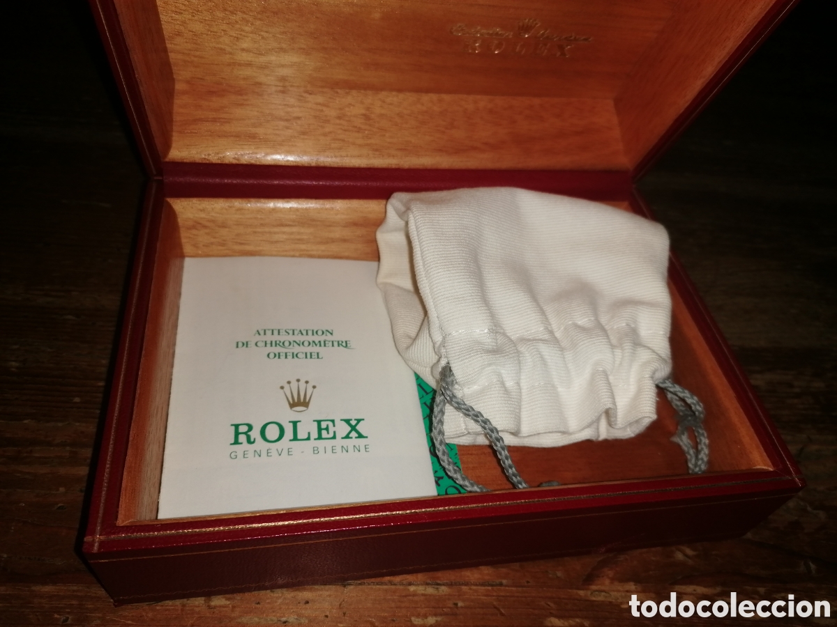 Relojes - Rolex: Antigua caja ROLEX + documentaci&oacute;n - Foto 12