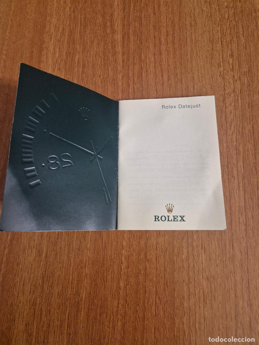 Relojes - Rolex: MANUAL, ROLEX DATEJUST. 2002. - Foto 2