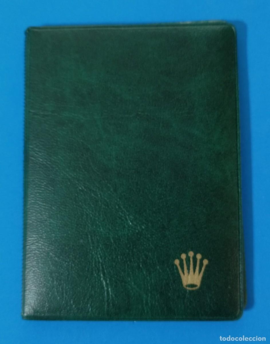 Rel&oacute;gios - Rolex: ORIGINAL CARTERA ROLEX Y CALENDARIO - 8,5 X 11 CM