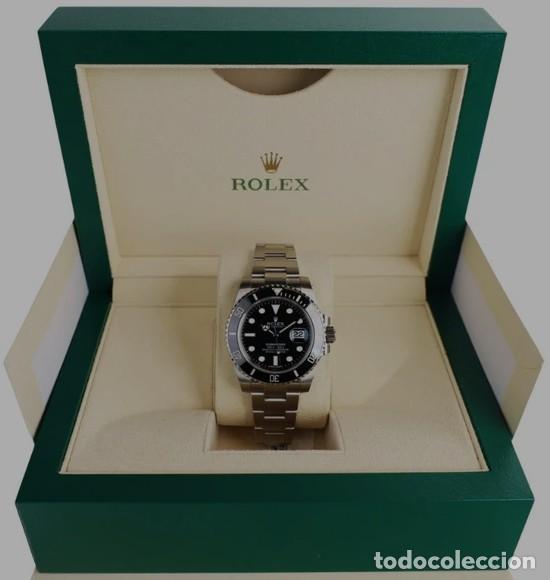 Relojes - Rolex: Rolex Submariner Color Plata interior negro