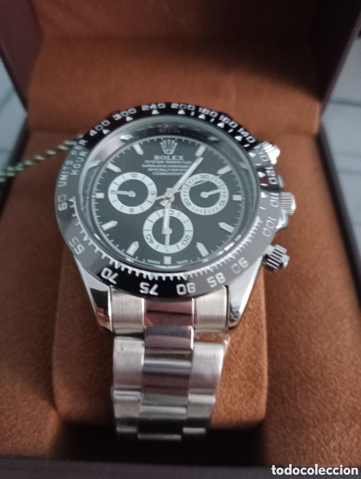 Relojes - Rolex: Rolex Daytona Cosmograph Plata Negro