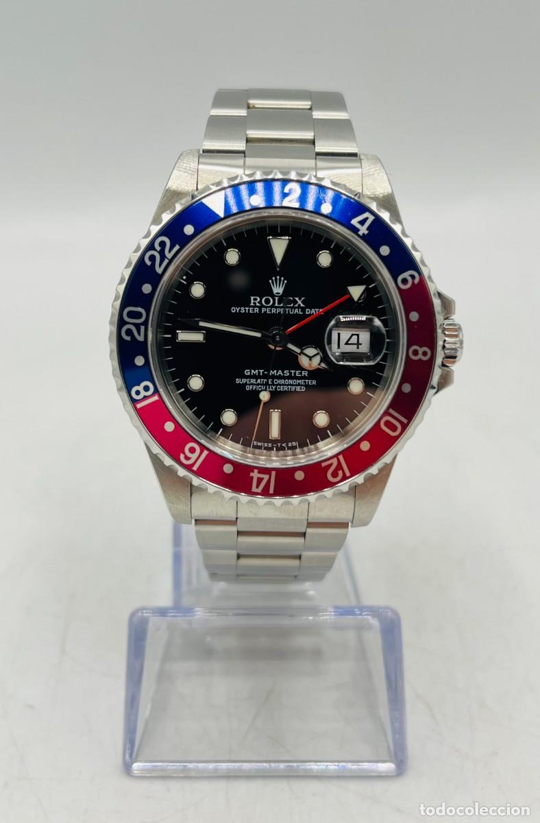 Rel&oacute;gios - Rolex: ROLEX GMT MASTER 16700 PEPSI ACERO AUTOM&Aacute;TICO CALIBRE 3175 TRITIO VINTAGE A&Ntilde;OS 90