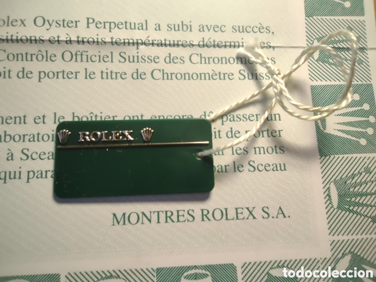 Watches - Rolex: Rolex Green Hang Tag // Etiqueta Rolex Verde