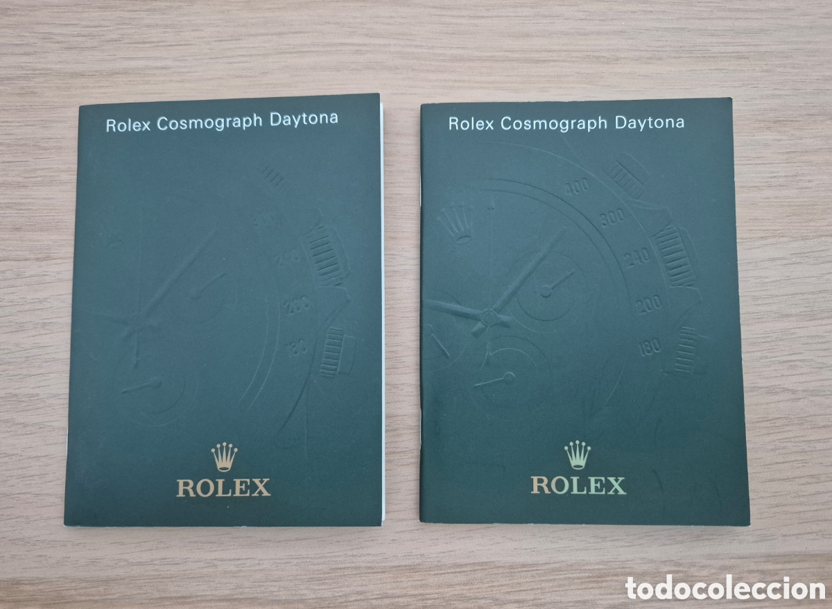 Relojes - Rolex: Original 2x Booklet Rolex Daytona Espa&ntilde;ol
