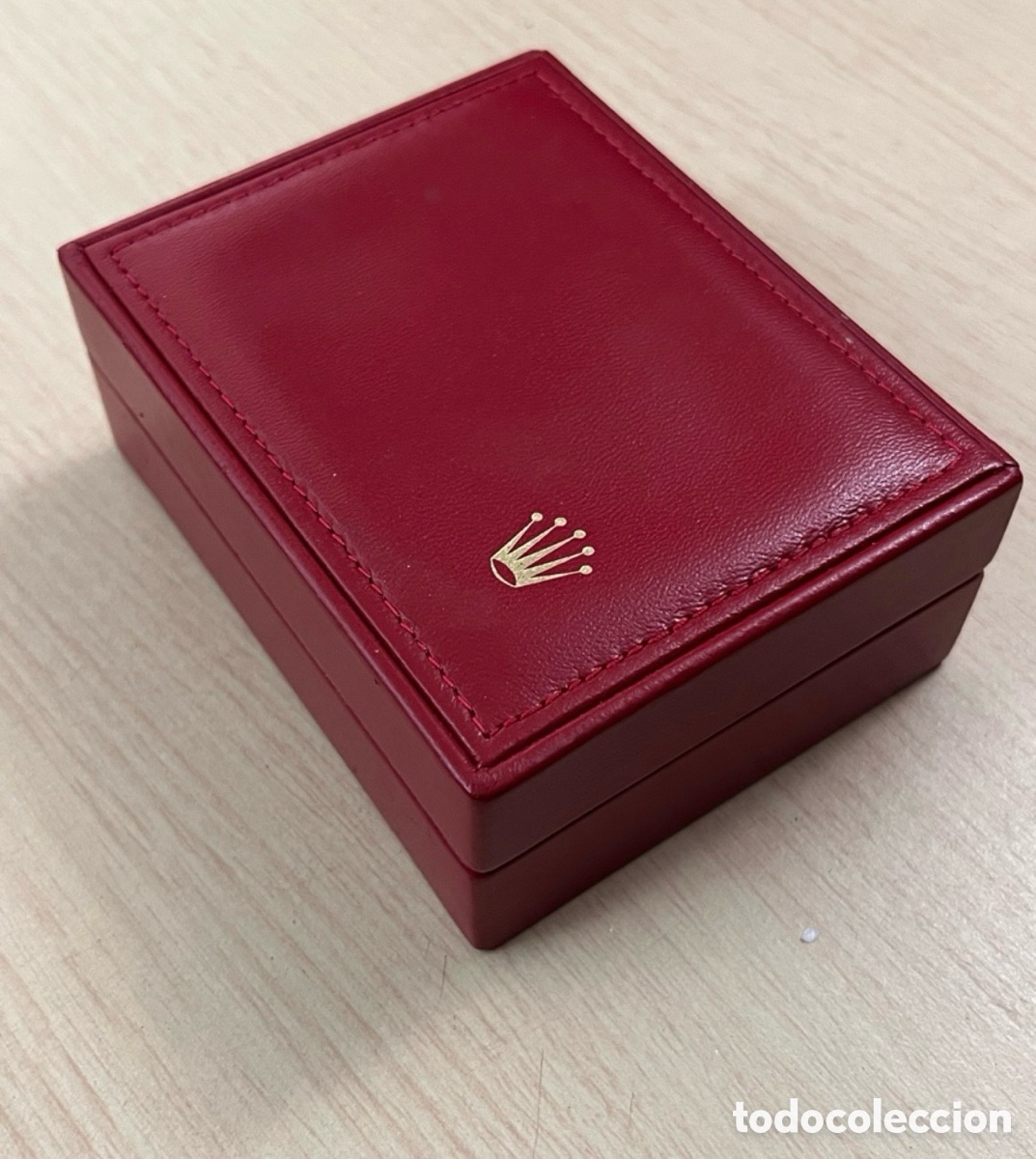 Relojes - Rolex: ✅ Rolex Original Red Leather Box Small 14.00.02 Excellent Condition Datejust Lady