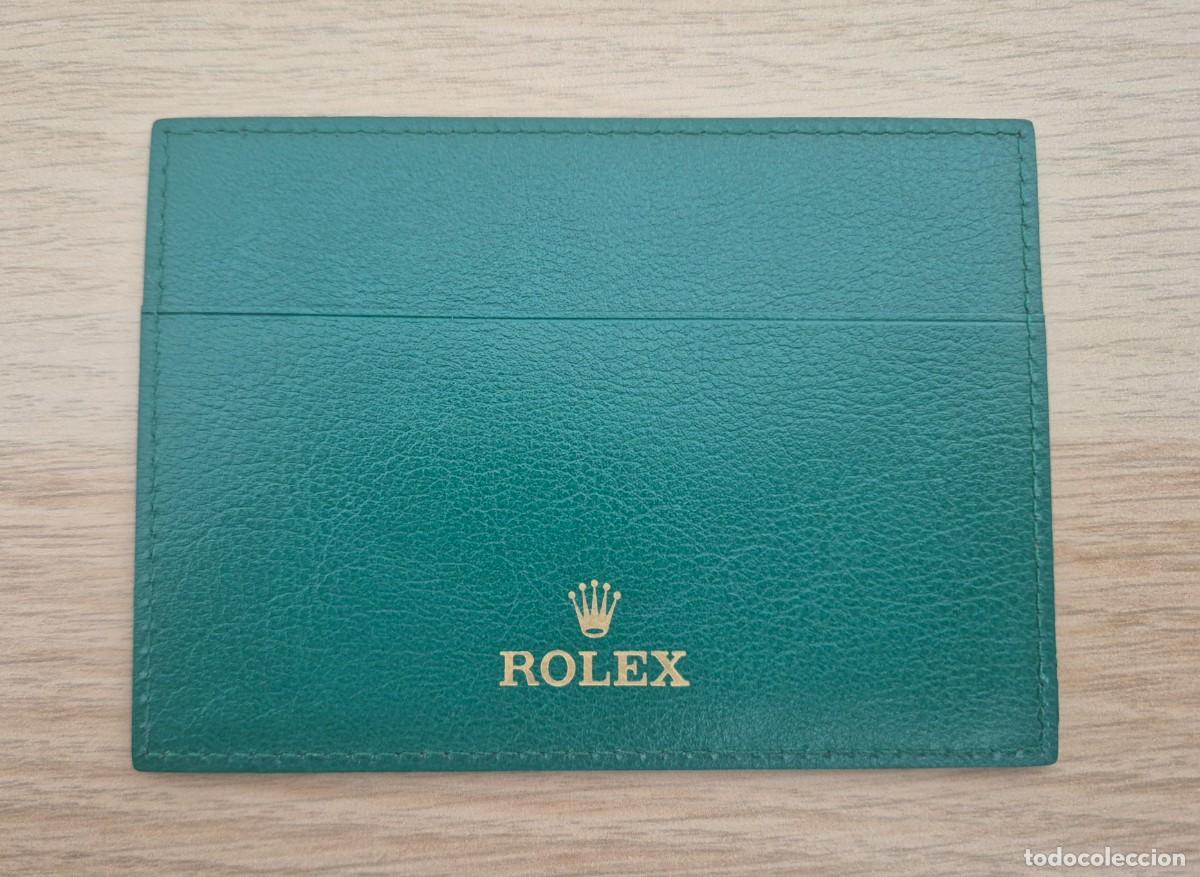 Relojes - Rolex: Original ROLEX Tarjetero Portagarant&iacute;a