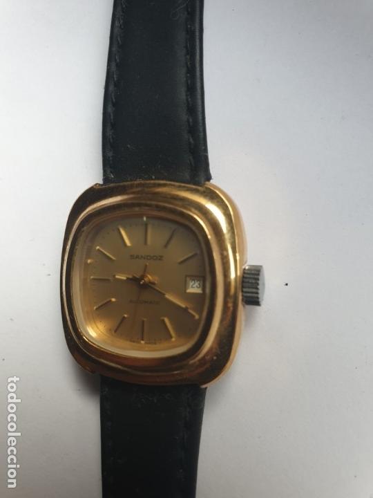 Relojes - Sandox: RELOJ SRA SANDOZ CHAPADO EN ORO - Foto 3