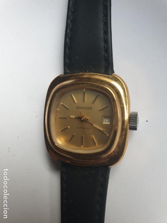 Relojes - Sandox: RELOJ SRA SANDOZ CHAPADO EN ORO - Foto 2