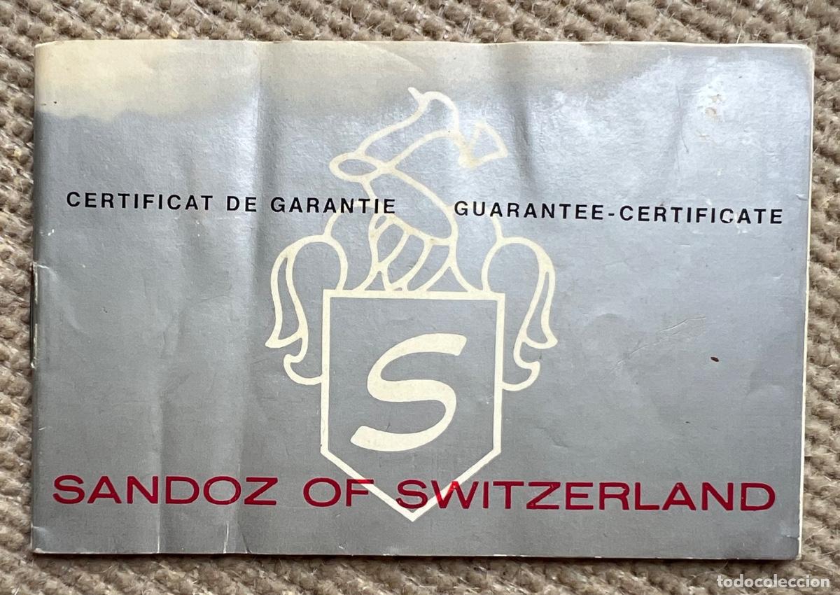 Relojes - Sandox: Antigua garant&iacute;a de reloj Sandoz autom&aacute;tico (Relojer&iacute;a Rewachand - Canarias)
