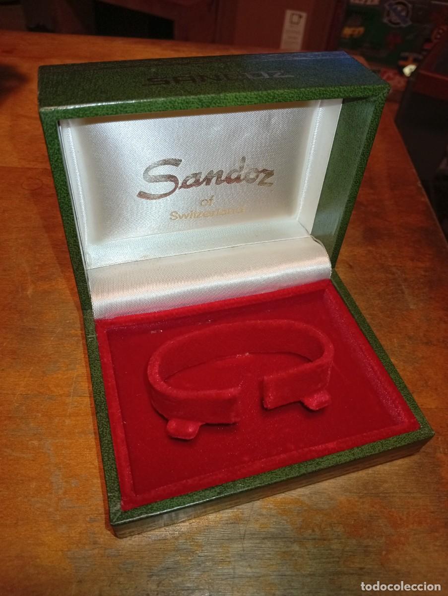 Relojes - Sandox: ESCASA CAJA RELOJ SANDOZ OF SWITZERLAND A&Ntilde;OS 50 SWISS MADE COMPLETA