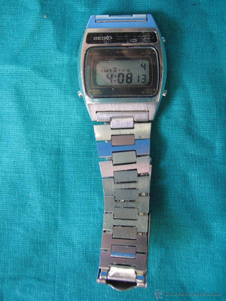 Relojes - Seiko: Reloj Digital Seiko de caballero. Funciona. El funcionamiento fallan los botones por el tiempo - Foto 2 - 277826988