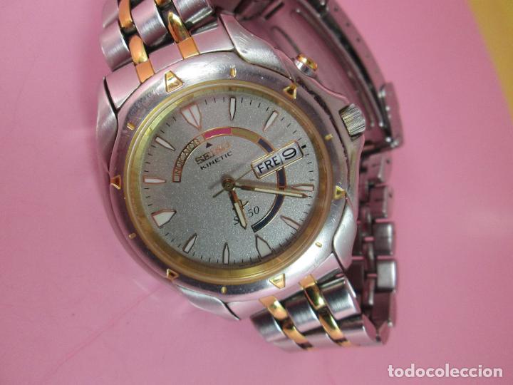7485-seiko kinetic sq 50-reloj-funcionando-buen - Buy Seiko Watches at  todocoleccion - 69718265