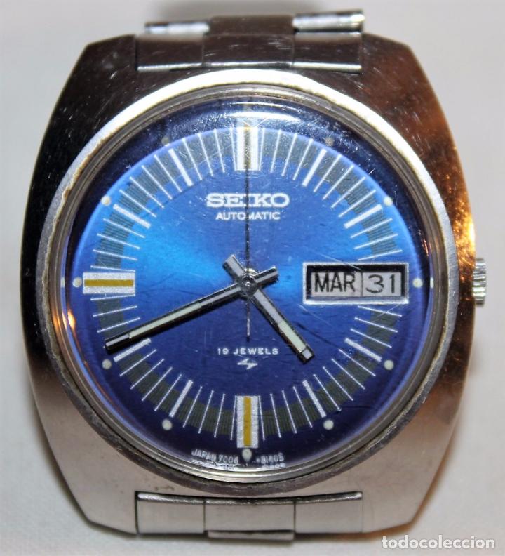 Reloj seiko automatic 19 jewels 7006-8060 japan - Sold at Auction - 74641759