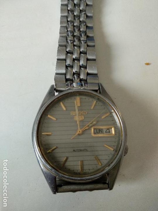 Relojes - Seiko: Reloj Seiko 5 autom&aacute;tico funcionando correctamente - Foto 3