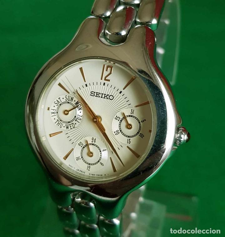 Relojes - Seiko: Reloj SEIKO VIVACE 5Y89-0B40, vintage, NOS (new old stock) - Foto 1 - 139469822