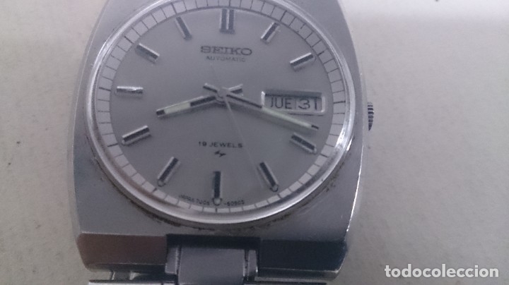 Relojes - Seiko: Reloj SEIKIO AUTOMATIC 19 JEWELS (funcionando) - Foto 9