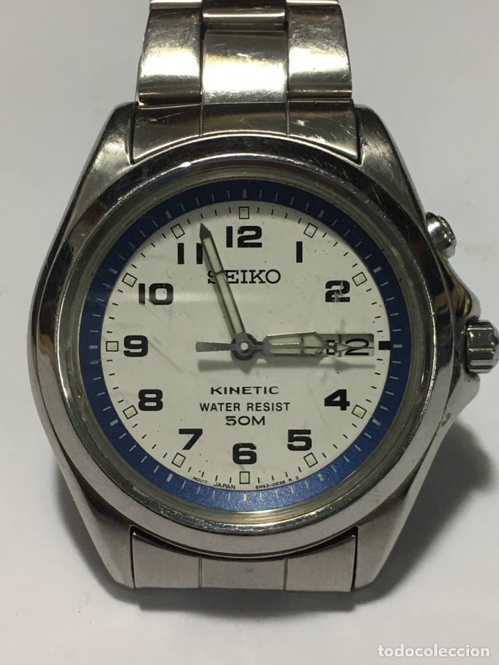 reloj vintage seiko kinetic 5m43-0e70 esfera az - Buy Seiko watches on  todocoleccion