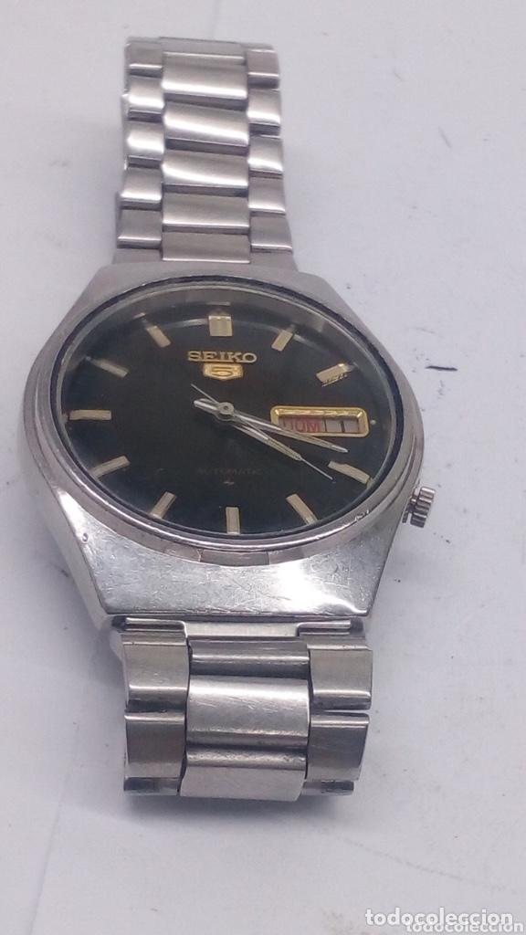 Relojes - Seiko: Reloj autom&aacute;tico seiko 5 acero completo - Foto 2