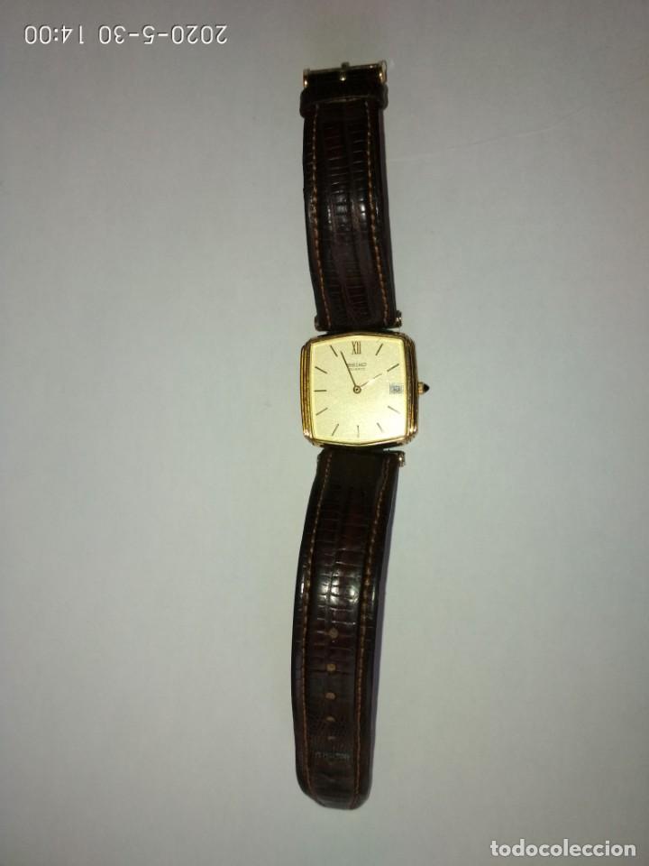 Relojes - Seiko: Reloj SEIKO modelo 6429-5180 R quartz 1980 oro chapado. - Foto 3 - 268878404