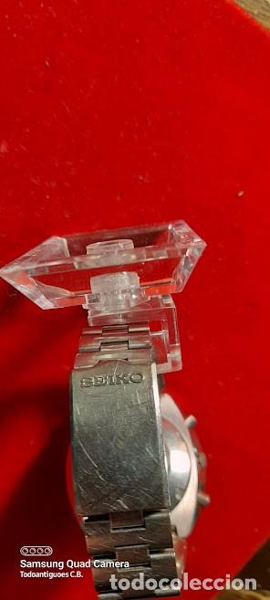Relojes - Seiko: Reloj Seiko Automatic Cronograph Nino Bravo REF-3289 - Foto 4