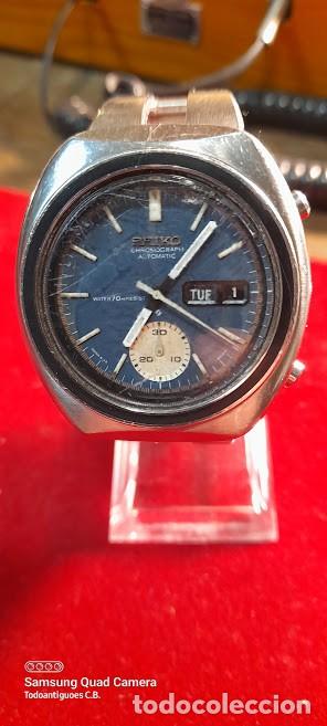 Relojes - Seiko: Reloj Seiko Automatic Cronograph Nino Bravo REF-3289 - Foto 1