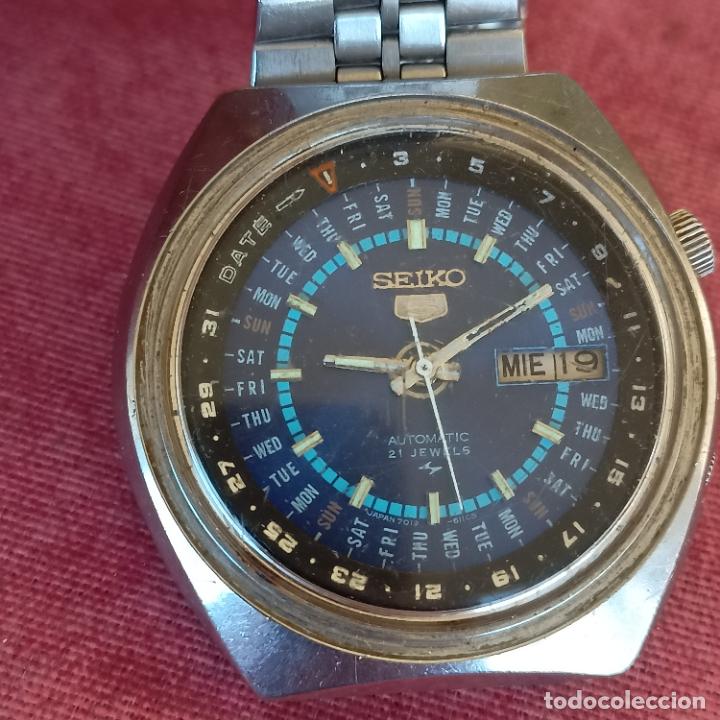 seiko - perpetual calendar blue dial sport watc - Buy Seiko watches on  todocoleccion