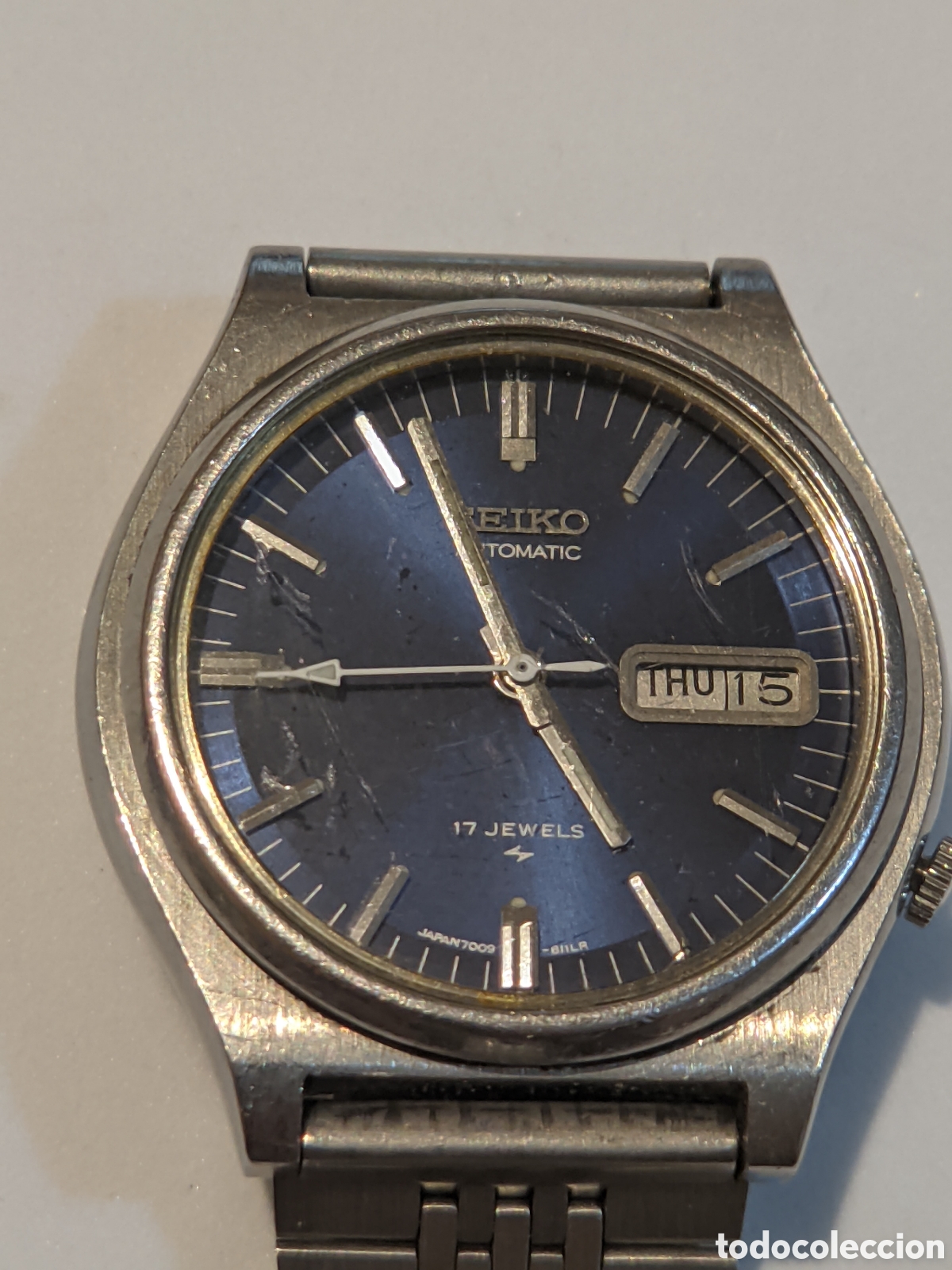 seiko 7009-3170 automatico dial azul - Buy Seiko watches on todocoleccion