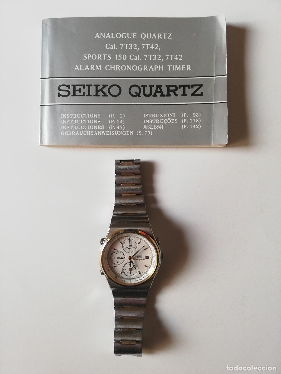 seiko chronograph 7t32 7a2a - Comprar Relógios Seiko no todocoleccion