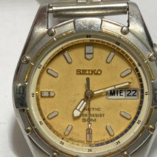 Relojes - Seiko: RELOJ SEIKO KINETIC 5M43-0D00 ACERO EN FUNCIONAMIENTO. Lote 402729079