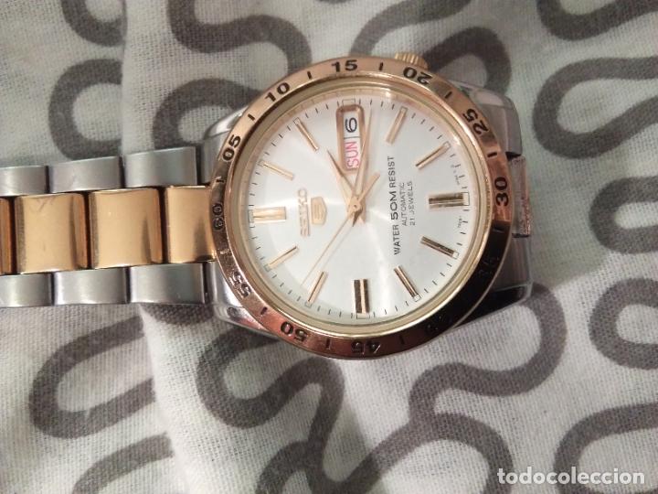 Relojes - Seiko: RELOJ SEIKO 5 AUTOM&Aacute;TICO BICOLOR - Foto 3