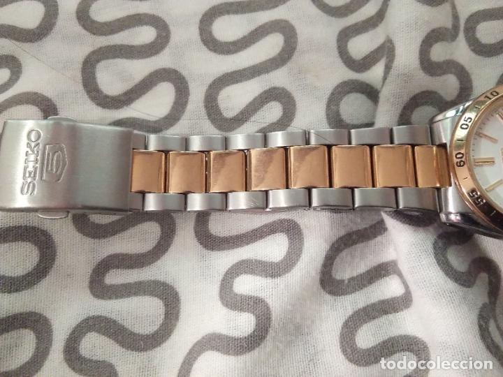 Relojes - Seiko: RELOJ SEIKO 5 AUTOM&Aacute;TICO BICOLOR - Foto 7